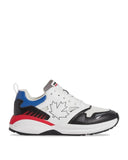 Sneakers DSQUARED2, Dash Print, White Multicolor