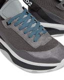 Sneakers DSQUARED2, Slash logo-print sneakers, Grey