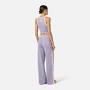 Top ELISABETTA FRANCHI, Knit fabric top with shiny viscose bands, Mov