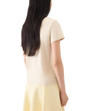 Tricou JACQUEMUS, logo-patch t-shirt, Bej