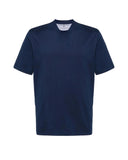 Tricou BRUNELLO CUCINELLI, Logo Print, Navy Blue