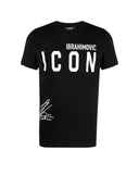 Tricou Dsquared2, Ibrahimovic, Negru S79GC0024S23009900
