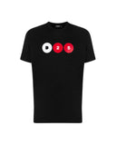 Tricou Dsquared2, Imprimeu Colorat, Negru