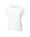 Tricou ELISABETTA FRANCHI, Logo Embroidery Cotton T-Shirt, Alb