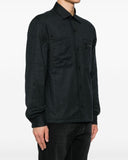 Camasa Zegna, Wool, Buttoned Long Sleeved, Grey