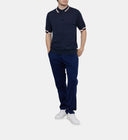 Pantaloni Pal Zilieri, Drawstring Checkered Cotton Pants