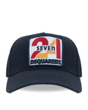 Sapca DSQUARED2, Seven Print, Bleumarin
